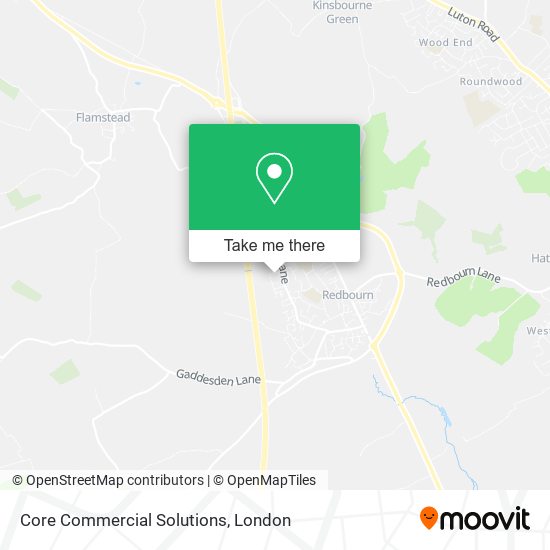 Core Commercial Solutions map