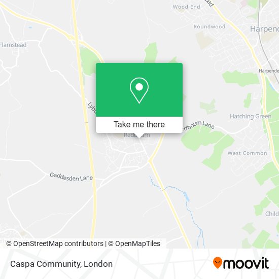 Caspa Community map
