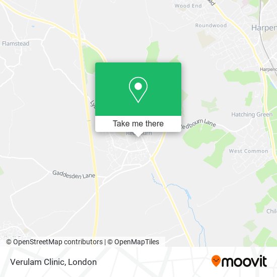 Verulam Clinic map