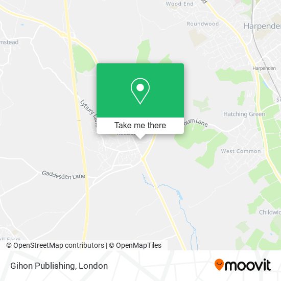 Gihon Publishing map