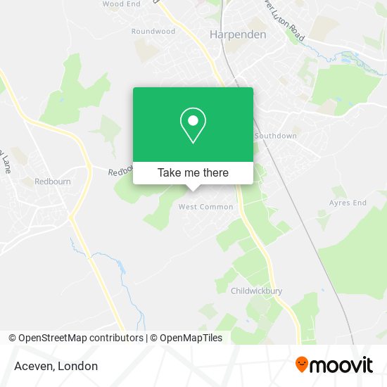 Aceven map
