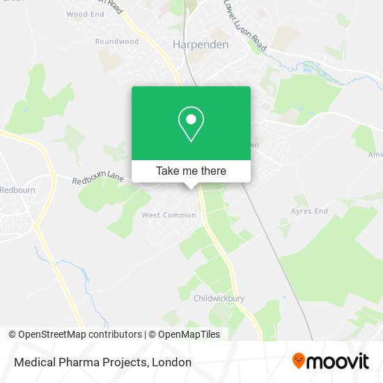 Medical Pharma Projects map