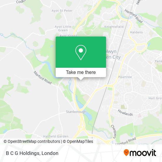 B C G Holdings map