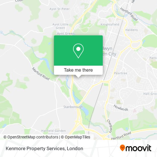 Kenmore Property Services map