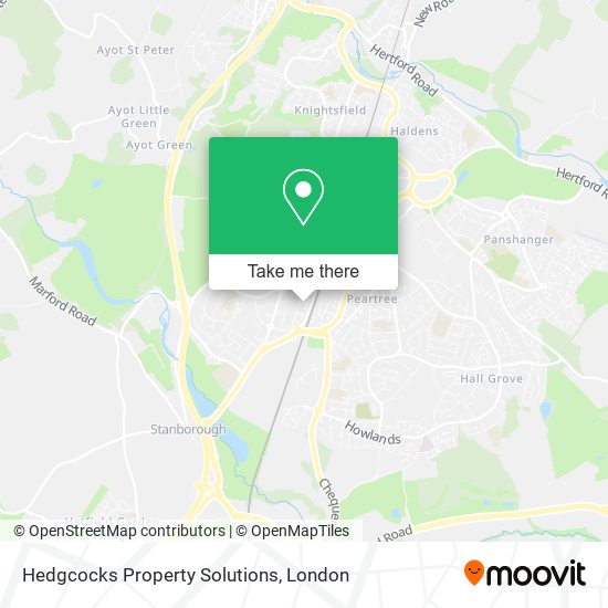 Hedgcocks Property Solutions map