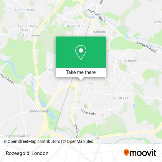 Rozeegold map