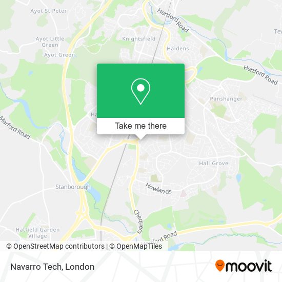 Navarro Tech map