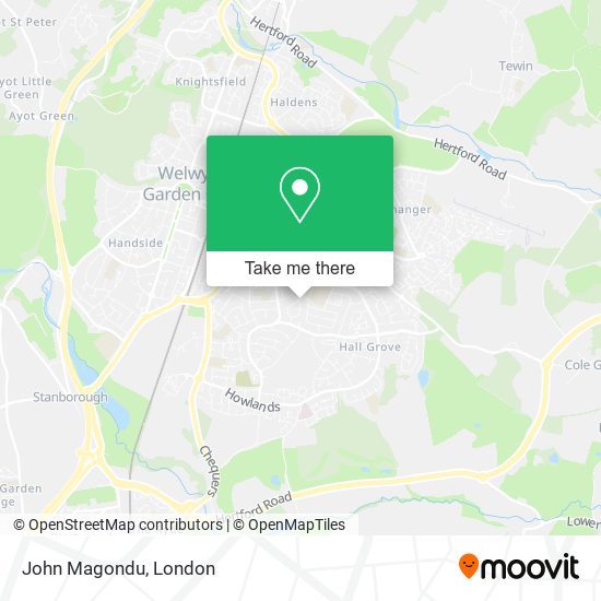 John Magondu map