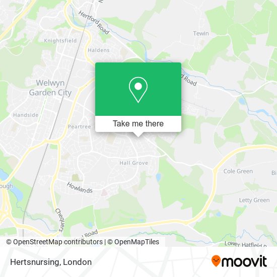 Hertsnursing map