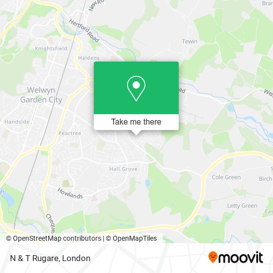 N & T Rugare map