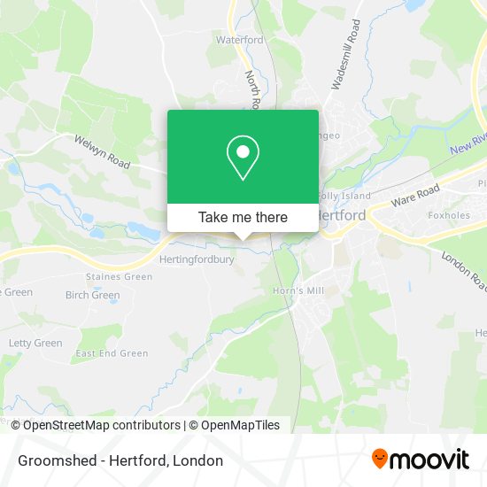 Groomshed - Hertford map