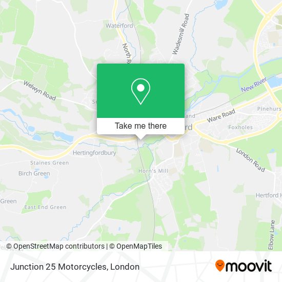 Junction 25 Motorcycles map
