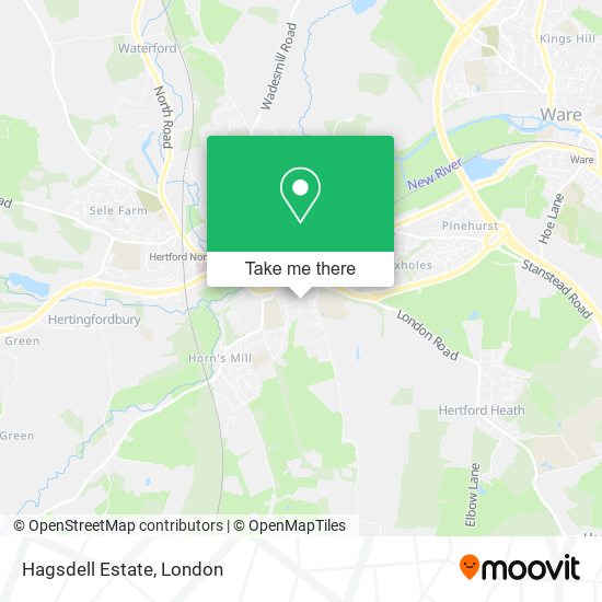 Hagsdell Estate map