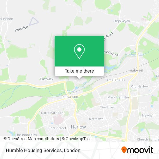 Humble Housing Services map