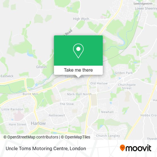 Uncle Toms Motoring Centre map