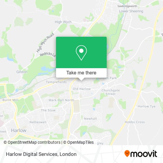 Harlow Digital Services map