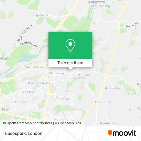 Eacospark map