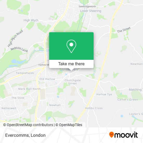Evercomms map