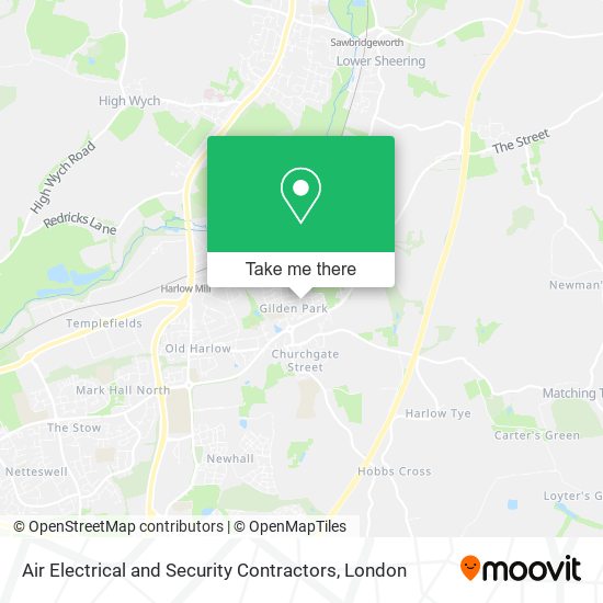 Air Electrical and Security Contractors map
