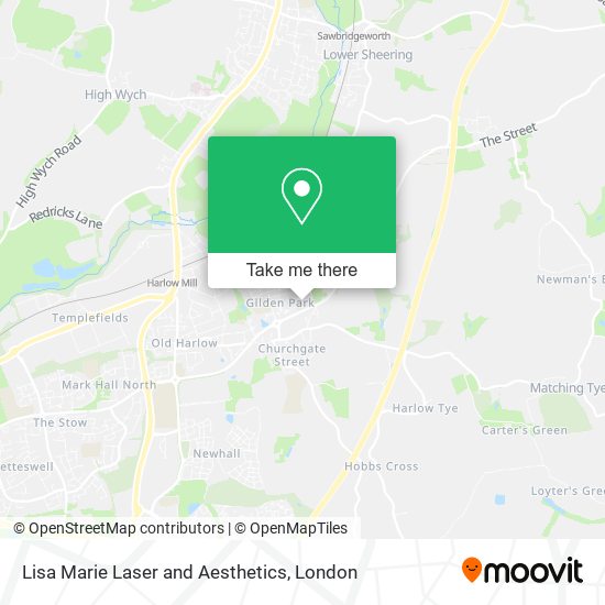 Lisa Marie Laser and Aesthetics map