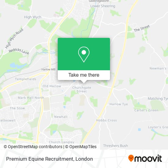 Premium Equine Recruitment map