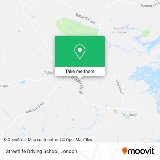 Streetlife Driving School map