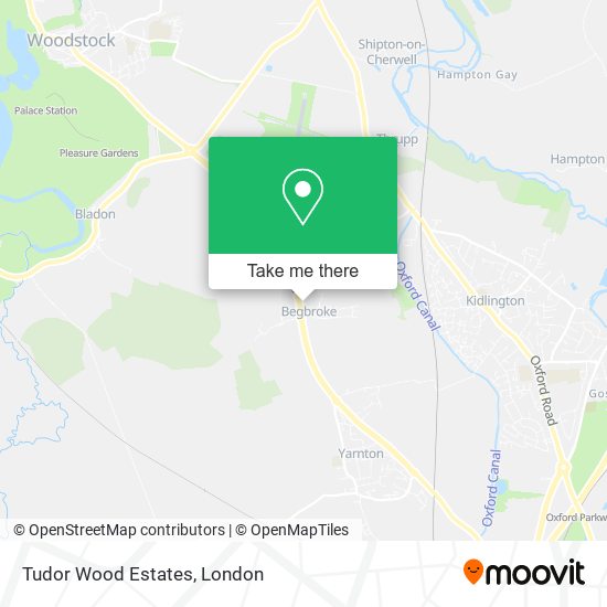 Tudor Wood Estates map