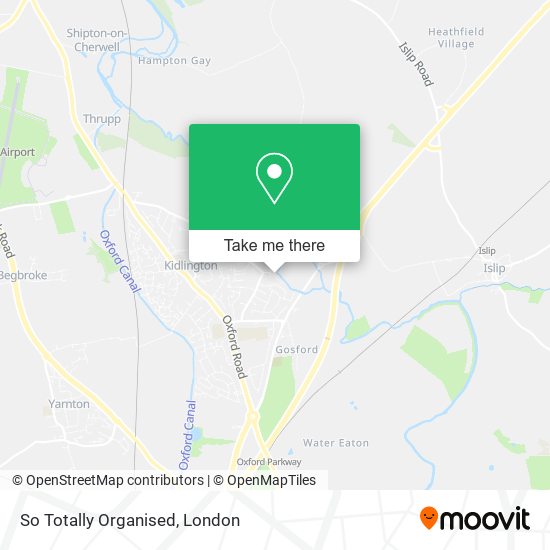 So Totally Organised map