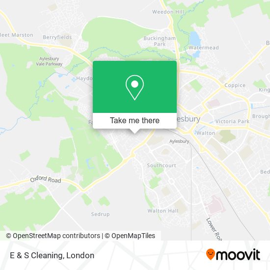 E & S Cleaning map