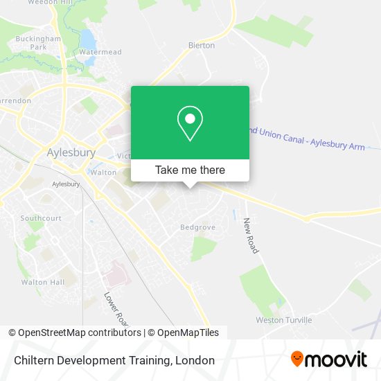 Chiltern Development Training map