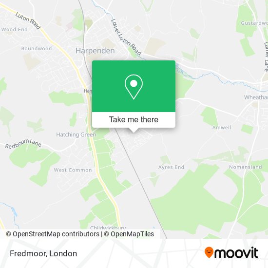 Fredmoor map