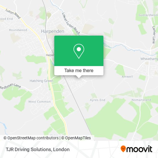 TJR Driving Solutions map