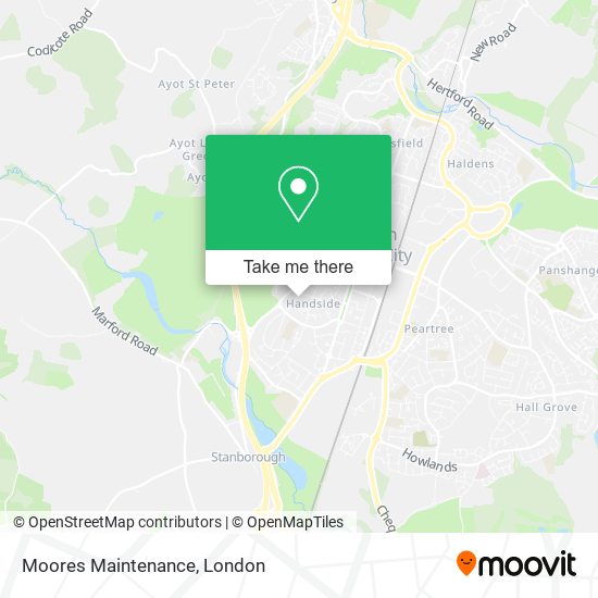 Moores Maintenance map