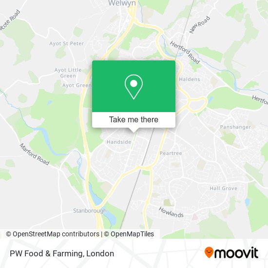 PW Food & Farming map
