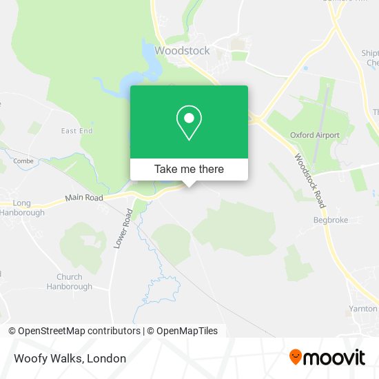 Woofy Walks map