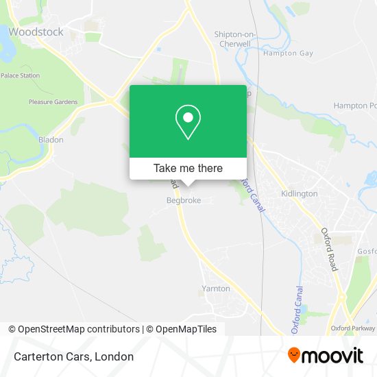 Carterton Cars map