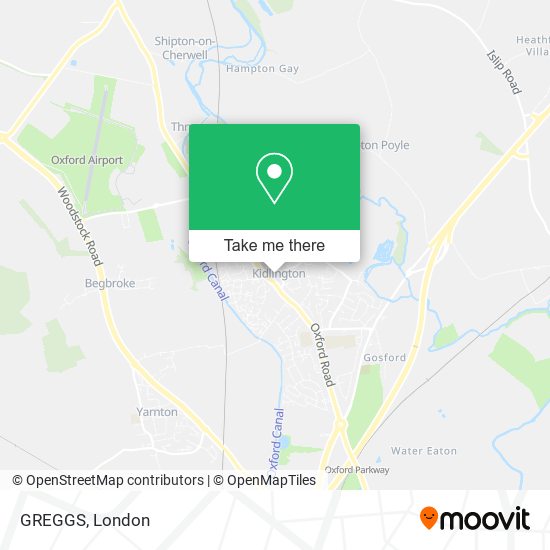 GREGGS map