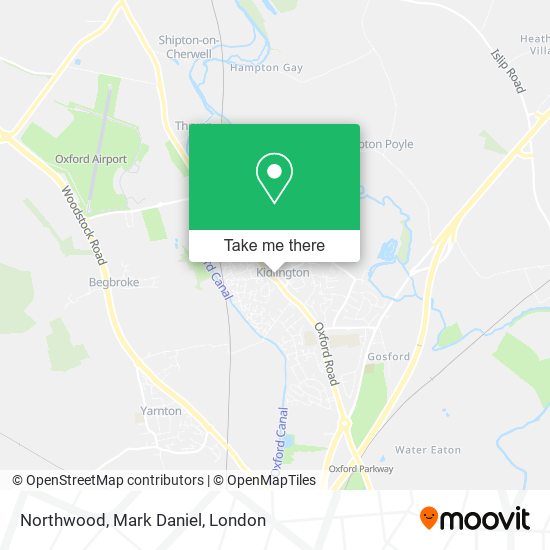 Northwood, Mark Daniel map