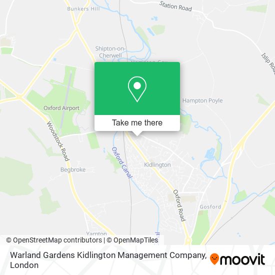 Warland Gardens Kidlington Management Company map