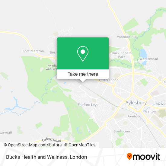 Bucks Health and Wellness map