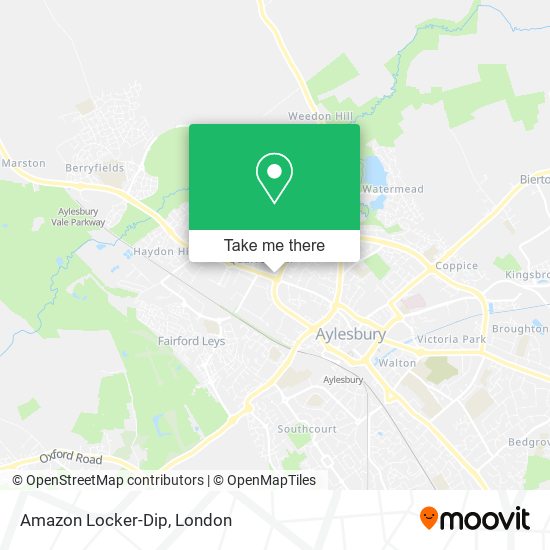 Amazon Locker-Dip map