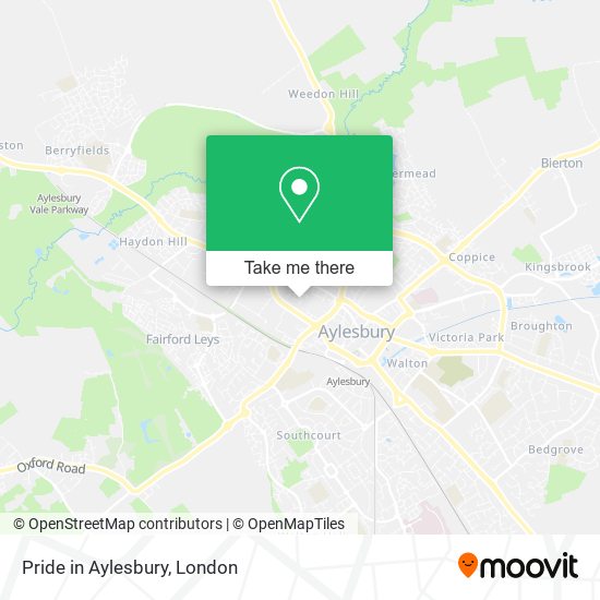 Pride in Aylesbury map