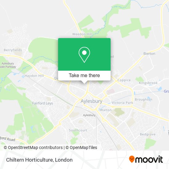 Chiltern Horticulture map