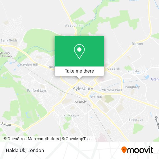 Halda Uk map