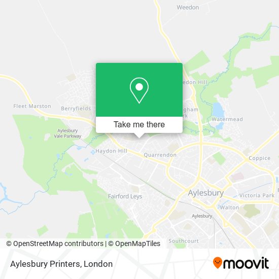 Aylesbury Printers map