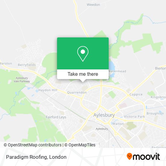 Paradigm Roofing map