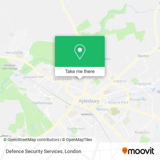 Defence Security Services map