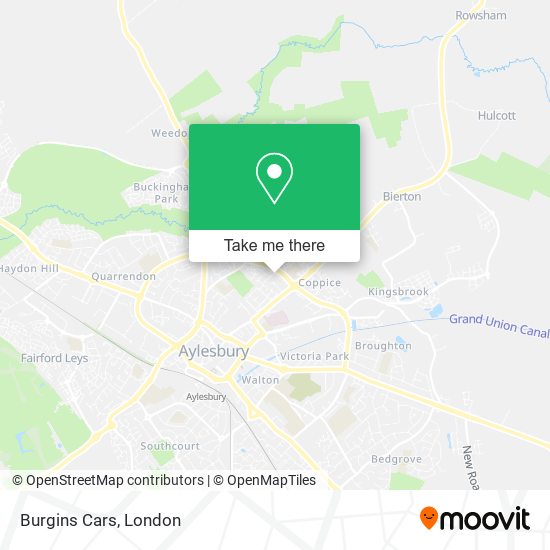 Burgins Cars map