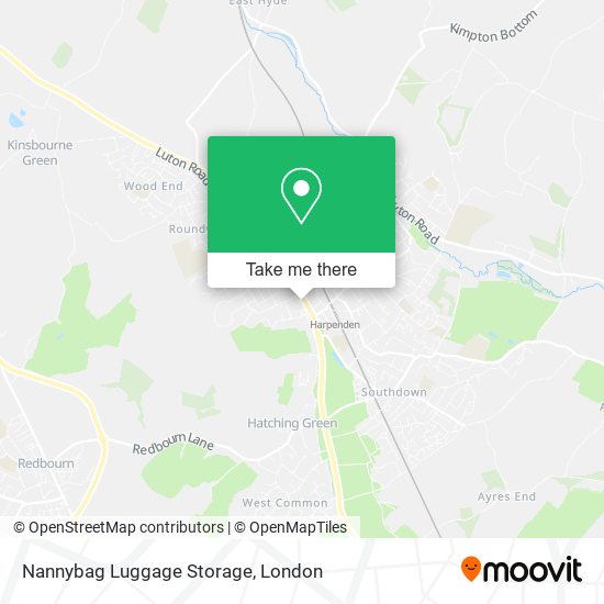 Nannybag Luggage Storage map