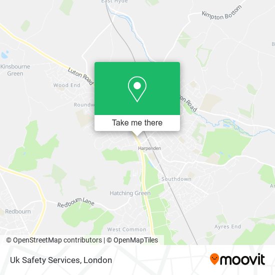 Uk Safety Services map